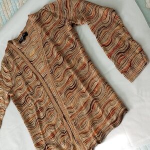 Bronze Cardigan Women's Medium NWOT